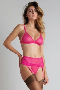 Maison Close - Corps A Corps Neon Strapsgürtel - Pink/Gold