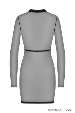 Maison Close - Corps A Corps Mini Dress - Schwarz -Unterwäsche Rabatt MAISON CLOSE CORPS A CORPS SHORT DRESS LONG SLEEVES BLACK 2 1280x1280