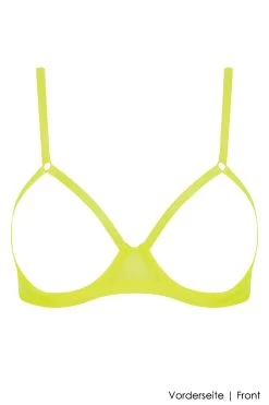 Maison Close - Corps A Corps Neon Ouvert BH - Gelb/Gold -Unterwäsche Rabatt MAISON CLOSE CORPS A CORPS YELLOW NEON OUVERT BRA 1 1280x1280