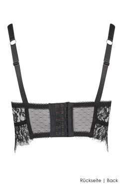Maison Close - Inspiration Divine Bügel BH - Schwarz -Unterwäsche Rabatt MAISON CLOSE INSPIRATION DIVINE BALCONETTE BH SCHWARZ 12 1280x1280