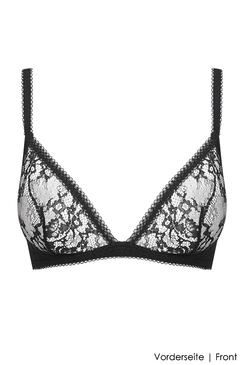 Maison Close - Inspiration Divine Triangel BH - Schwarz 5 Maison Close - Inspiration Divine Triangel BH - Schwarz – Bild 5