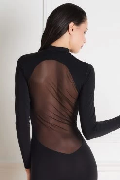 Maison Close - Pure Tentation Langarm Kleid - Schwarz -Unterwäsche Rabatt MAISON CLOSE KLEID 608080 1 1280x1280