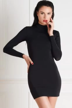 Maison Close - Pure Tentation Langarm Kleid - Schwarz -Unterwäsche Rabatt MAISON CLOSE KLEID 608080 4 1280x1280