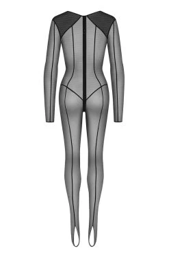 Maison Close - L Amoureuse Catsuit Ouvert - Schwarz -Unterwäsche Rabatt MAISON CLOSE L AMOUREUSE STIRR UP CATSUIT WITH ZIPPER BLACK 12 1280x1280