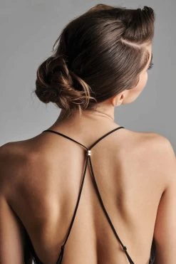 Maison Close - Madame Reve Kleid - Schwarz -Unterwäsche Rabatt MAISON CLOSE MADAME REVE LONG DRESS BLACK 3 1280x1280