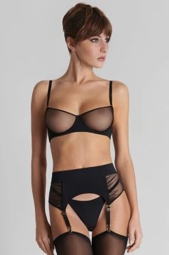 Maison Close - Nuit Fauve Balconette BH - Schwarz -Unterwäsche Rabatt MAISON CLOSE NUIT FAUVE BALCONY BRA 8 1280x1280