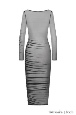 Maison Close - Nuit Fauve Midi Dress - Schwarz -Unterwäsche Rabatt MAISON CLOSE NUIT FAUVE LONG SLEEVE MIDI DRESS 11 1280x1280