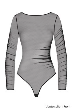 Maison Close - Nuit Fauve Langarm Stringbody - Schwarz -Unterwäsche Rabatt MAISON CLOSE NUIT FAUVE LONG SLEEVE THONG BODY 7 1280x1280