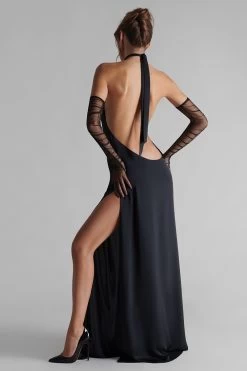 Maison Close - Nuit Fauve Langarm Handschuhe - Schwarz -Unterwäsche Rabatt MAISON CLOSE NUIT FAUVE OPERA GLOVES 4 1280x1280