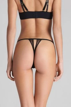 Maison Close - Nuit Fauve String Ouvert - Schwarz -Unterwäsche Rabatt MAISON CLOSE NUIT FAUVE OUVERT OPEN THONG 1 1280x1280