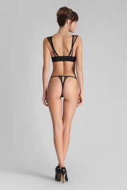 Maison Close - Nuit Fauve String Ouvert - Schwarz -Unterwäsche Rabatt MAISON CLOSE NUIT FAUVE OUVERT OPEN THONG 2 1280x1280