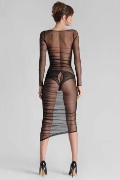 Maison Close - Nuit Fauve Panty Ouvert - Schwarz -Unterwäsche Rabatt MAISON CLOSE NUIT FAUVE OUVERT SLIP OPEN PANTY 6 1280x1280