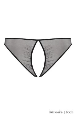 Maison Close - Nuit Fauve Panty Ouvert - Schwarz -Unterwäsche Rabatt MAISON CLOSE NUIT FAUVE OUVERT SLIP OPEN PANTY 9 1280x1280