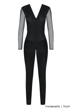 Maison Close - Pure Tentation Langarm Catsuit - Schwarz -Unterwäsche Rabatt MAISON CLOSE PURE TENTATION CATSUIT 608805 1 1280x1280