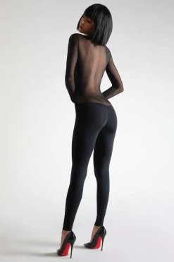 Maison Close - Pure Tentation Langarm Catsuit - Schwarz