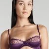 Maison Close - Villa Satine Spitzen BH - Violett