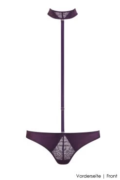 Maison Close - Villa Satine String Harness - Violett -Unterwäsche Rabatt MAISON CLOSE VILLA SATINE STRING HARNESS PURPLE 1 1280x1280