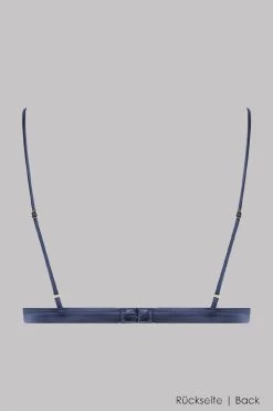 Maison Close - Villa Satine Triangel BH - Blau -Unterwäsche Rabatt MAISON CLOSE VILLA SATINE TRIANGEL BH BLAU 9 1280x1280