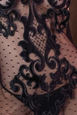 Marjolaine - Noor Negligé - Schwarz 13 Marjolaine - Noor Negligé - Schwarz -Unterwäsche Rabatt MARJOLAINE NOOR 6NOO3001 BLACK 9 1280x1280