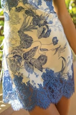 Marjolaine - Babette Seiden Slip Dress - Mehrfarbig -Unterwäsche Rabatt MARJOLAINE PIXIE COMBINETTE 4PIX0101 COBALT 2 1280x1280