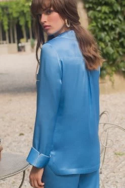 Marjolaine - Seiden Pyjama Set - Cobalt -Unterwäsche Rabatt MARJOLAINE PYJAMA 4MES5501 COBALT 7MWN36wOjVmmdZ 1280x1280