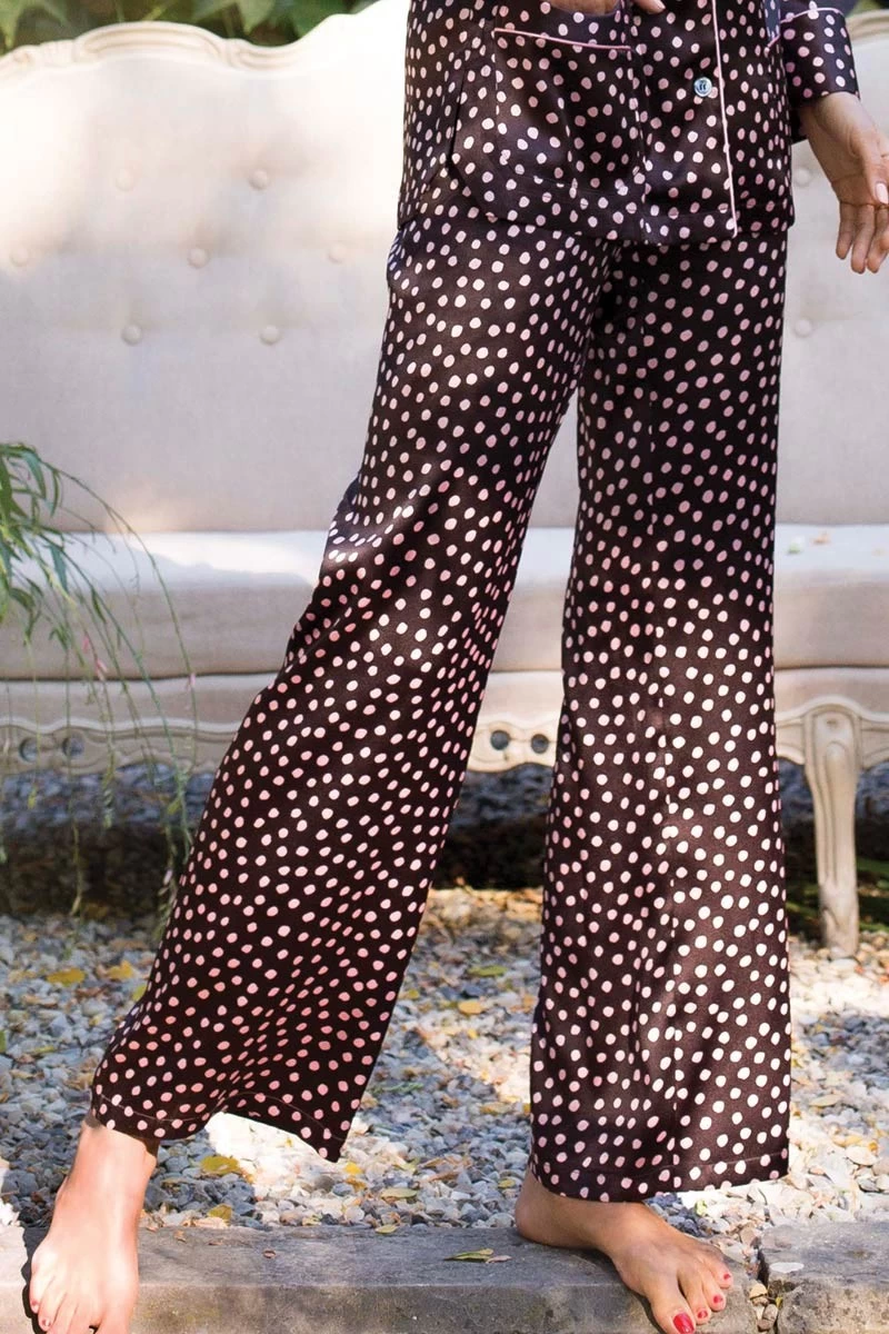 Marjolaine - Seiden Pyjama Set - Mehrfarbig 5 Marjolaine - Seiden Pyjama Set - Mehrfarbig – Bild 5