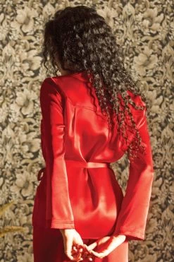 Marjolaine - Seiden Pyjama Set - Rot -Unterwäsche Rabatt MARJOLAINE SOIE UNIE PYJAMA RED 6lVVMkwBBvTzLe 1280x1280