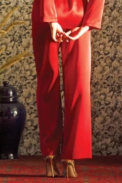 Marjolaine - Seiden Pyjama Set - Rot -Unterwäsche Rabatt MARJOLAINE SOIE UNIE PYJAMA RED 7ozetVcGWErwKa 1280x1280