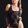 Maison Catanzaro - Kat Mesh Stringbody - Schwarz