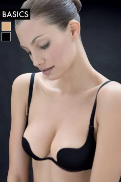 Ritratti Basics - Star Cup BH - Haut -Unterwäsche Rabatt RITRATTI MILANO BASICS STAR CUP BH SCHWARZ 2 1280x1280