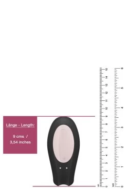 Satisfyer - Double Joy Paarvibrator - Schwarz -Unterwäsche Rabatt SATISFYER DOUBLE JOY BLACK 11 1280x1280