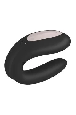 Satisfyer - Double Joy Paarvibrator - Schwarz -Unterwäsche Rabatt SATISFYER DOUBLE JOY BLACK 6 1280x1280