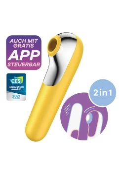 Satisfyer - Dual Love Druckwellenvibrator - Gelb