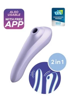 Satisfyer - Dual Pleasure Druckwellenvibrator - Lavendel