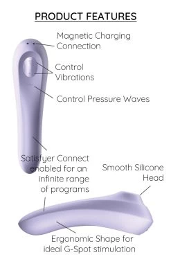 Satisfyer - Dual Pleasure Druckwellenvibrator - Lavendel -Unterwäsche Rabatt SATISFYER DUAL PLEASURE MAUVE 8 1280x1280