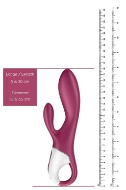 Satisfyer - Heated Affair Rabbit Vibrator - Pflaume -Unterwäsche Rabatt SATISFYER HEATED AFFAIR APP CONTROLLED BUNNY VIBRATOR 8 1280x1280