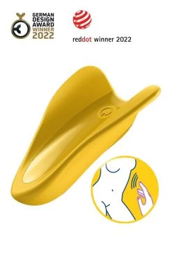 Satisfyer - High Fly Fingervibrator - Gelb