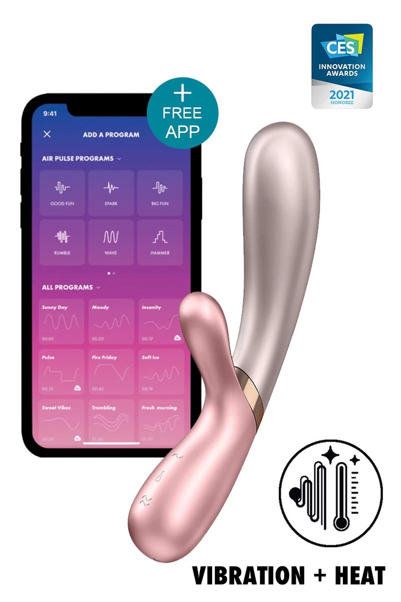 Satisfyer - Hot Lover Rabbitvibrator - Puder 1 Satisfyer - Hot Lover Rabbitvibrator - Puder