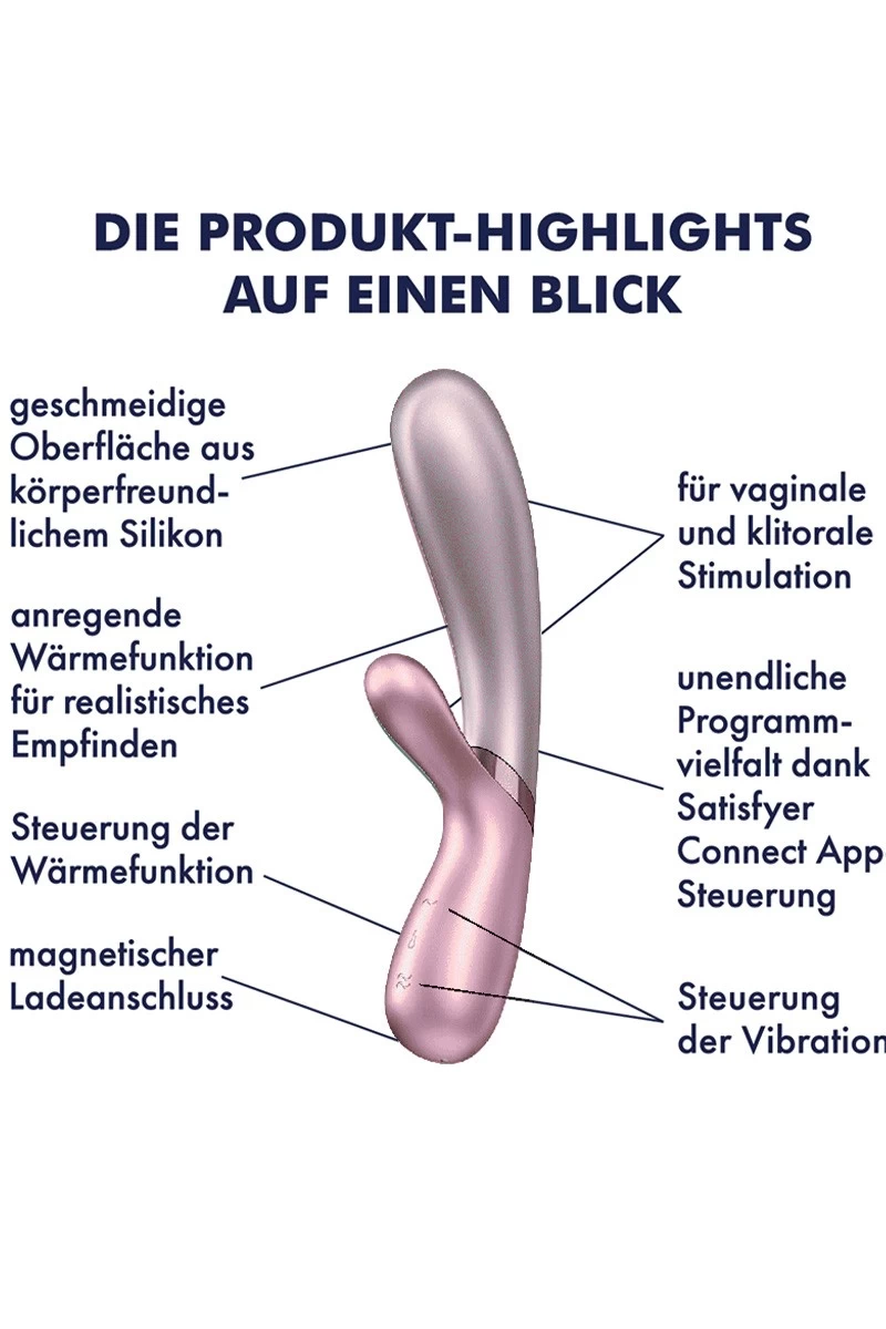 Satisfyer - Hot Lover Rabbitvibrator - Puder 2 Satisfyer - Hot Lover Rabbitvibrator - Puder – Bild 2