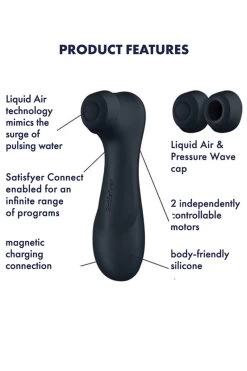 Satisfyer - Pro 2 Gen 3+ Druckwellenvibrator - Schwarz -Unterwäsche Rabatt SATISFYER PRO 2 GENERATION 3 PULSATOR VIBRATOR BLACK 10 1280x1280
