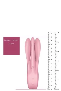 Satisfyer - Threesome 1 Vibrator - Rosa 15 Satisfyer - Threesome 1 Vibrator - Rosa -Unterwäsche Rabatt SATISFYER THREESOME 1 PINK 10 1280x1280
