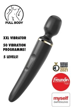 Satisfyer - Wand (er) Woman XXL Massager - Schwarz
