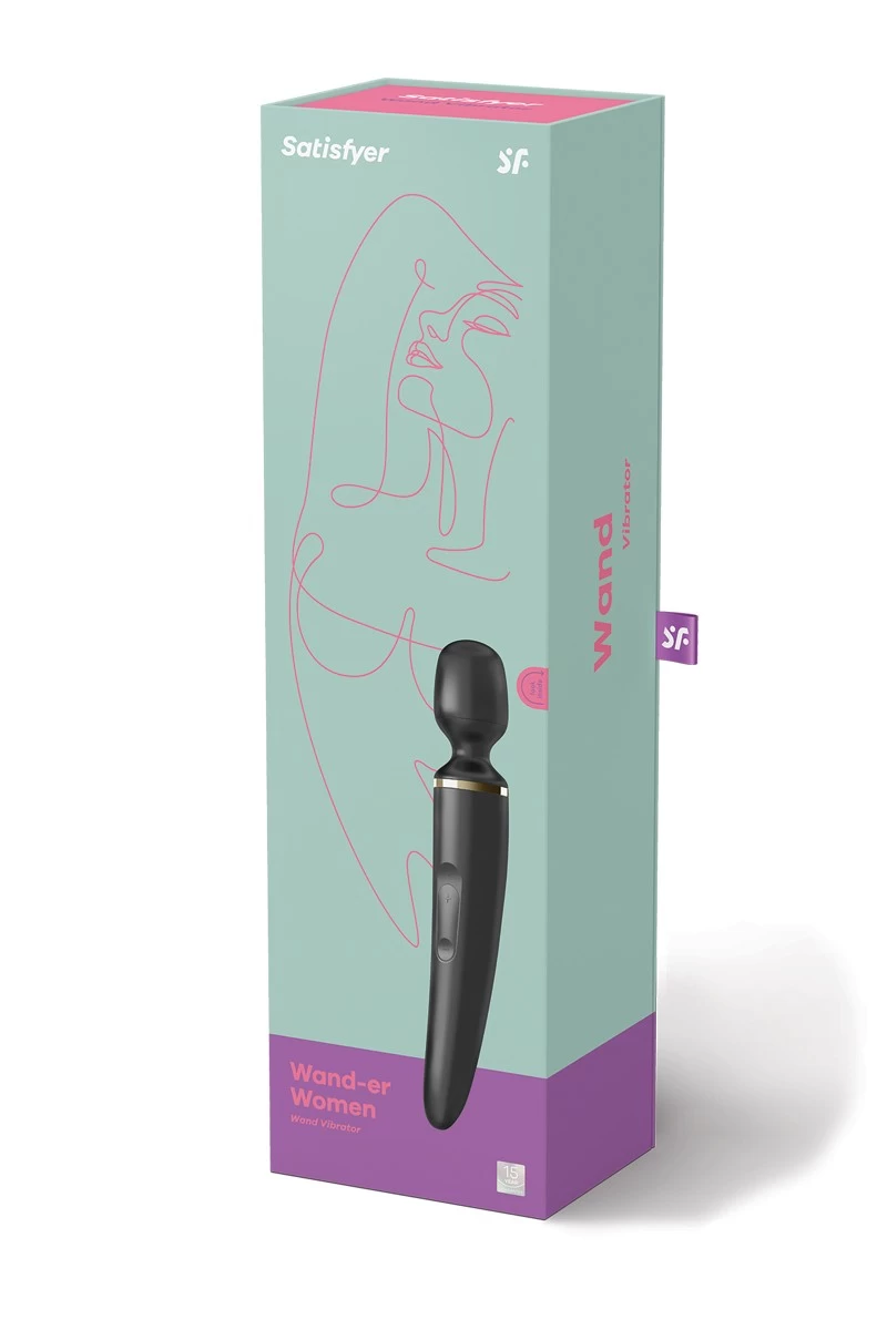 Satisfyer - Wand (er) Woman XXL Massager - Schwarz 5 Satisfyer - Wand (er) Woman XXL Massager - Schwarz – Bild 5