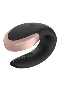 Satisfyer - Double Love Remote Paarvibrator - Schwarz -Unterwäsche Rabatt SATISYER DOUBLE LOVE REMOTE AND APP CONTROLLED COUPLES VIBRATOR 10 1280x1280