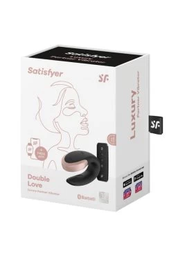 Satisfyer - Double Love Remote Paarvibrator - Schwarz -Unterwäsche Rabatt SATISYER DOUBLE LOVE REMOTE AND APP CONTROLLED COUPLES VIBRATOR 5 1280x1280