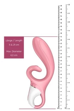Satisfyer - Hug Me Rabbitvibrator - Rosa -Unterwäsche Rabatt SATISYER HUG ME VIBRATOR APP CONNECT PINK 6 1280x1280