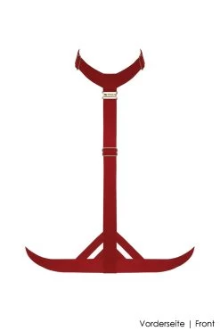 Bordelle Lingerie - Art Deco Harness - Rot -Unterwäsche Rabatt bordelle art deco harness red 6 6722 1280x1280