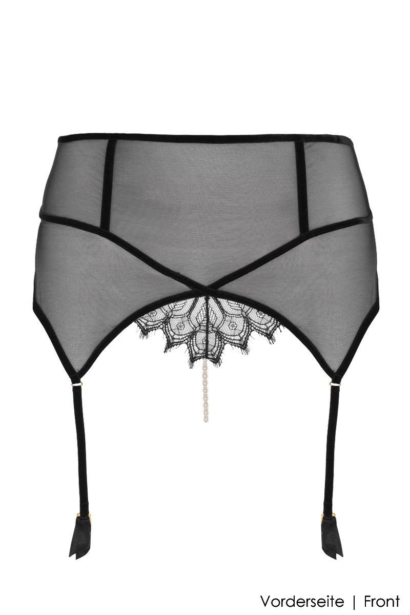 Bracli - Kyoto Strumpfhalter Perlenstring - Schwarz 5 Bracli - Kyoto Strumpfhalter Perlenstring - Schwarz – Bild 5