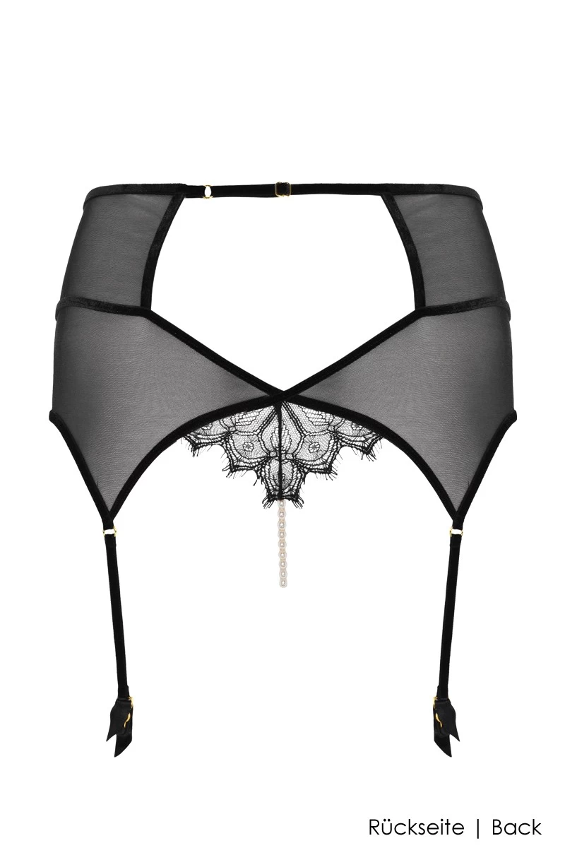 Bracli - Kyoto Strumpfhalter Perlenstring - Schwarz 6 Bracli - Kyoto Strumpfhalter Perlenstring - Schwarz – Bild 6