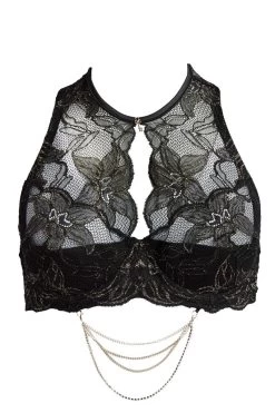 Escora - Stella Hebe BH - Schwarz Gold -Unterwäsche Rabatt escora stella hebe bh schwarz 8 6457 1280x1280